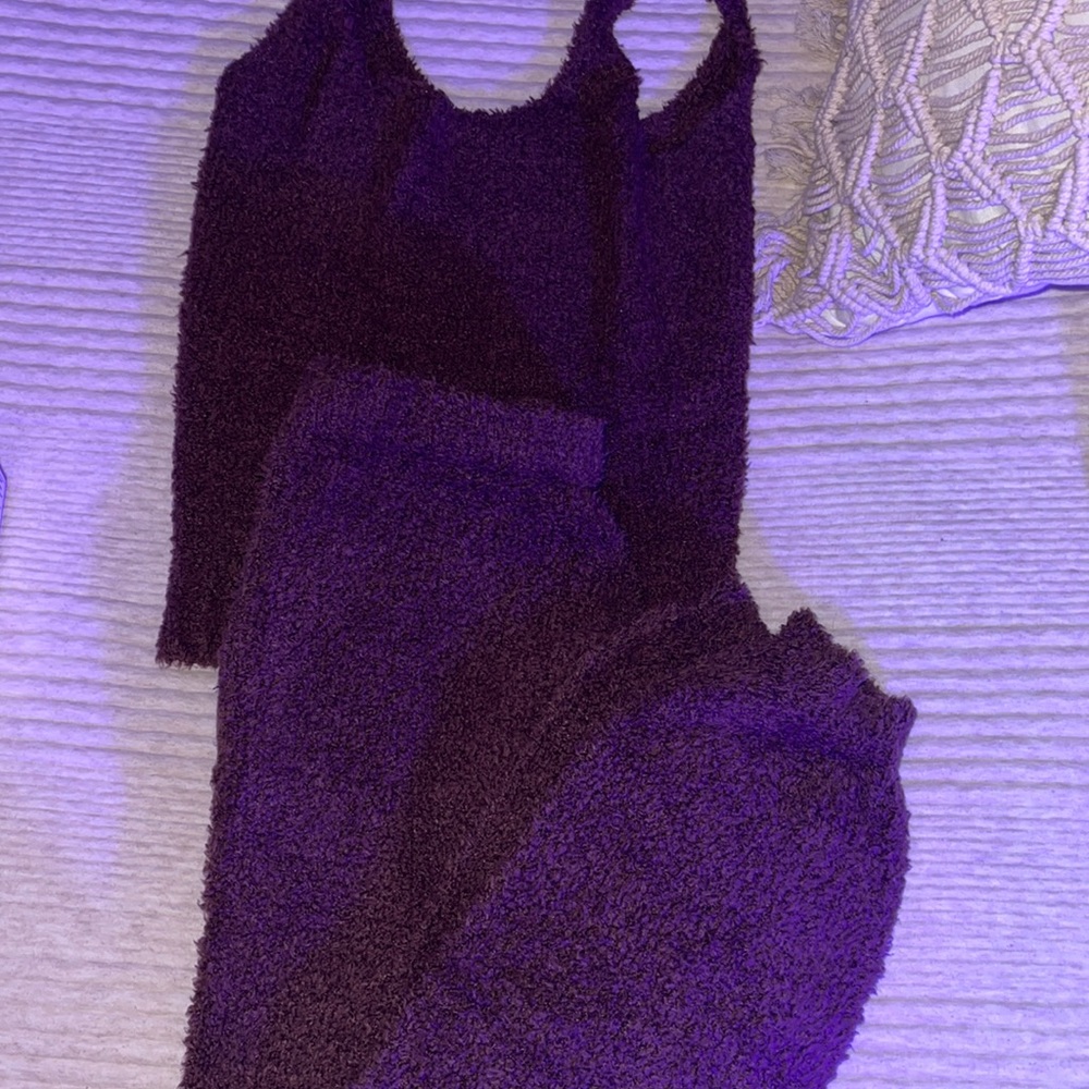 Skims cozy knit jogger and tank